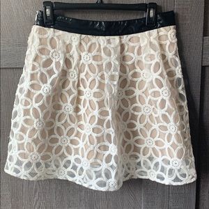 Pins & Needles Lace Flower Skirt